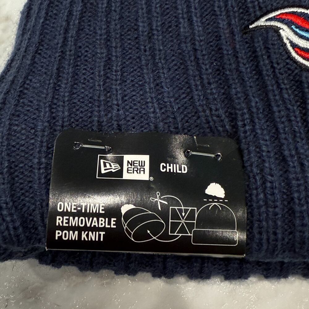 Tennessee Titans‎ Beanie Hat Youth NFL Football Pom New Era Kids Outdoors NEW - Picture 11 of 12